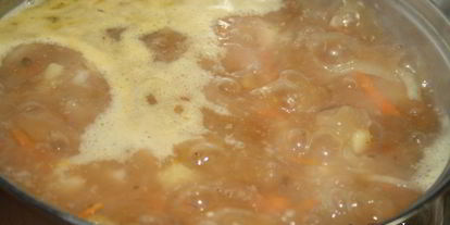 Шаг 7: супа харчо с грецкими орехами