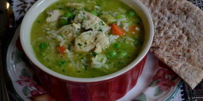Рецепт супа куриного с зеленым горошком
