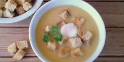 Шаг 7: горохового супа-пюре с гренками