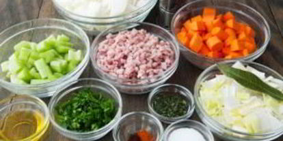 Шаг 2: горохового супа-пюре с сухариками