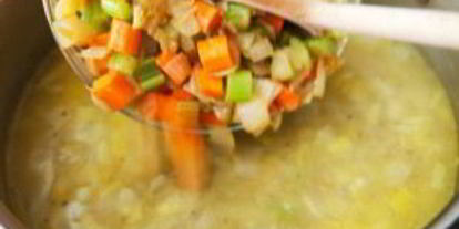 Шаг 5: горохового супа-пюре с сухариками