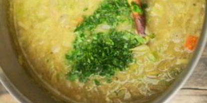 Шаг 7: горохового супа-пюре с сухариками