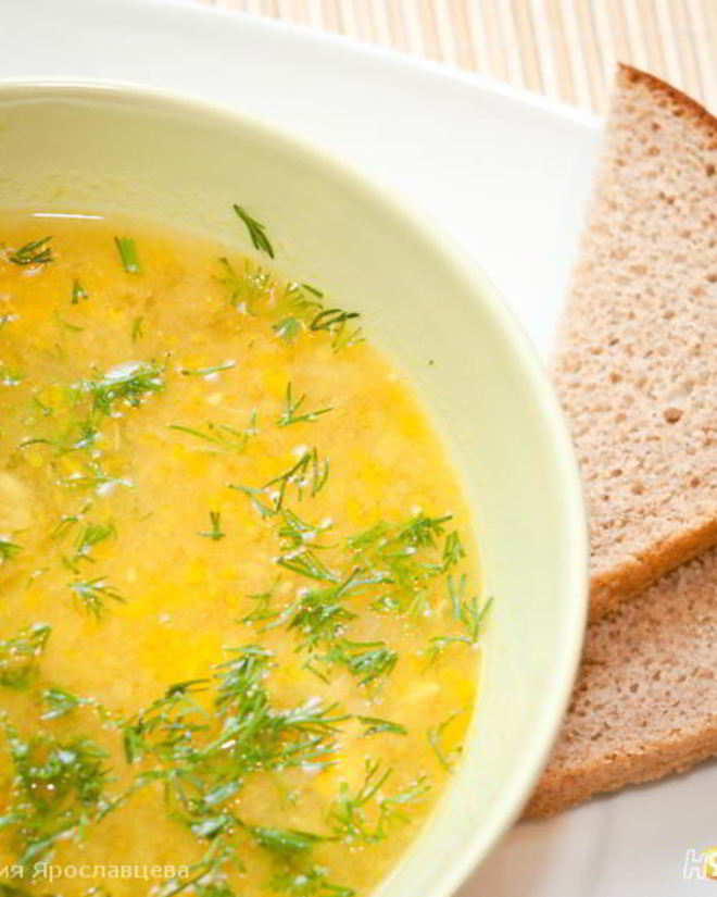 Рецепт горохового супа-пюре