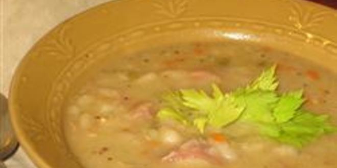 Рецепт Картофельного супа-пюре с грибами и ветчиной