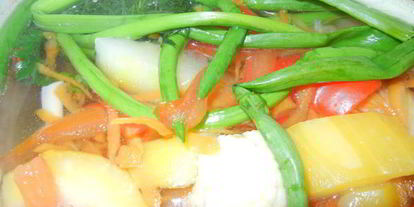 Шаг 2: курицы с овощами-суп пюре