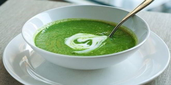 Рецепт легкого супа-пюре из шпината