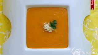 Рецепт Морковного супа-пюре с овсянкой