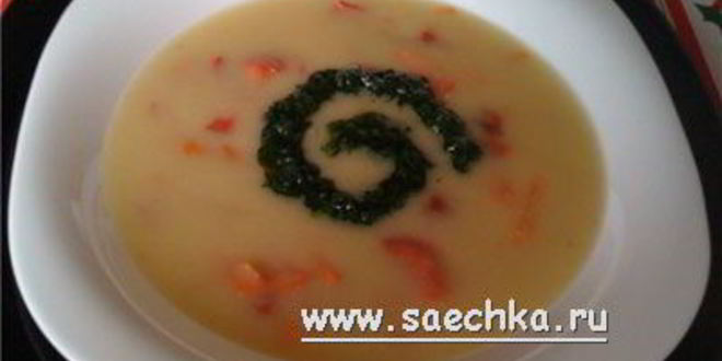 Рецепт постного супа-пюре из печеных овощей