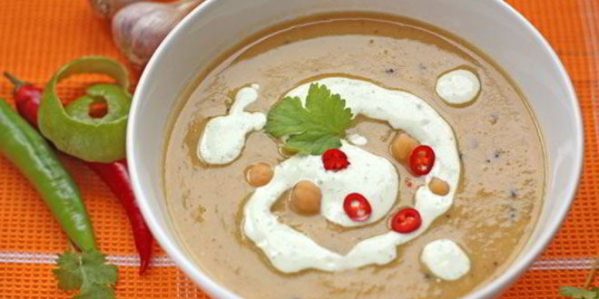 Рецепт пряного супа-пюре из нута