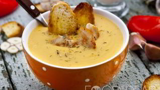 Рецепт Сливочного супа-пюре с курицей