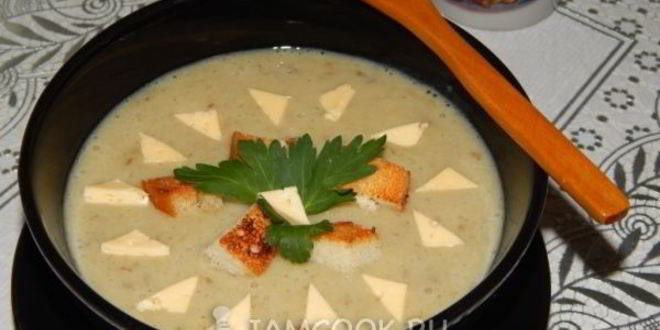 Рецепт супа-пюре для детей