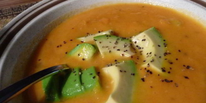 Рецепт супа-пюре из картофеля с авокадо