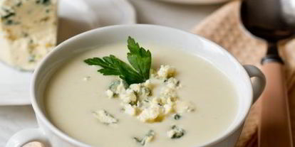 Шаг 8: супа-пюре из корневого сельдерея с голубым сыром