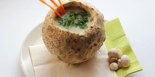 Рецепт Супа-пюре из корня сельдерея в сельдерее