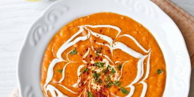 Рецепт супа-пюре из красной чечевицы