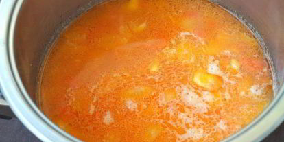 Шаг 2: супа-пюре из риса с чечевицей