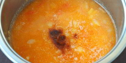 Шаг 3: супа-пюре из риса с чечевицей