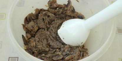 Шаг 1: супа-пюре из шампиньонов