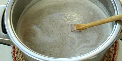 Шаг 3: супа-пюре из шампиньонов