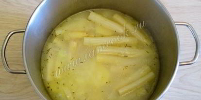 Шаг 9: супа пюре из спаржи