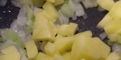 Шаг 1: супа-пюре из цукини с мятой