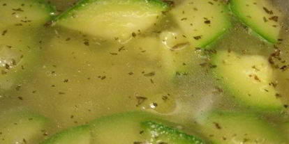 Шаг 3: супа-пюре из цукини с мятой