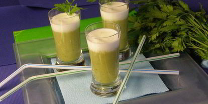 Шаг 6: супа-пюре из цукини с мятой