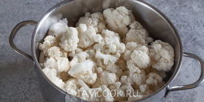 Шаг 1: супа-пюре из цветной капусты с сыром