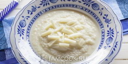 Шаг 5: супа-пюре из цветной капусты с сыром