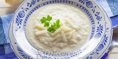 Шаг 6: супа-пюре из цветной капусты с сыром