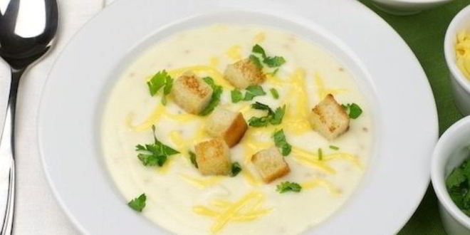Рецепт Супа-пюре из цветной капусты со сливками