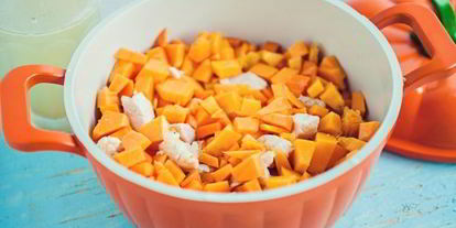 Шаг 2: супа-пюре из тыквы с беконом