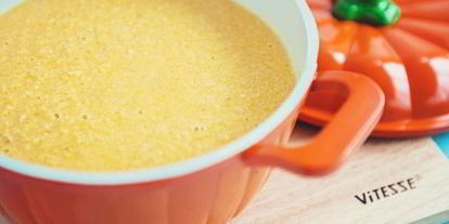 Шаг 3: супа-пюре из тыквы с беконом