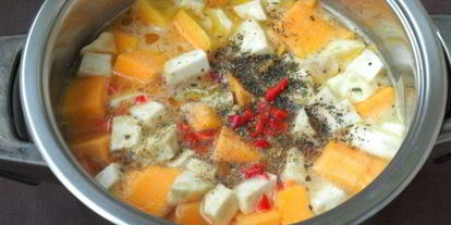 Шаг 2: супа-пюре из тыквы с сельдереем