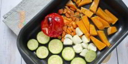 Шаг 2: супа-пюре из запеченных овощей