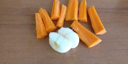 Шаг 2: супа-пюре луково-грибной в мультиварке