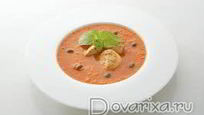 Рецепт Супа-пюре морковного с гребешком и индейкой