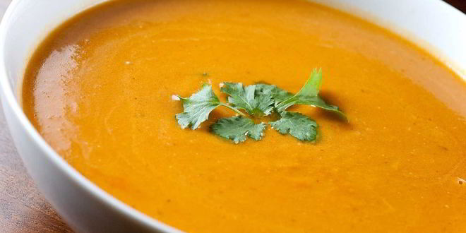 Рецепт супа-пюре с нутом и карри