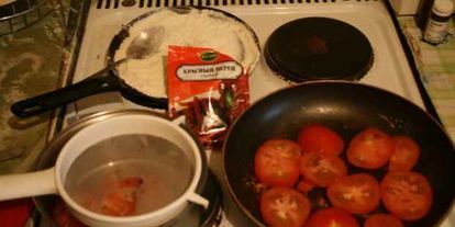 Шаг 4: супа-пюре томатного с брынзой