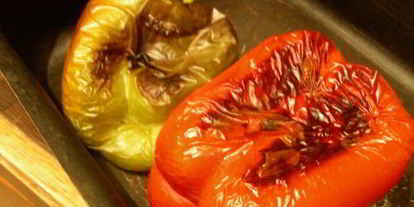 Шаг 1: тыквенно-морковного суп-пюре с запеченным перцем