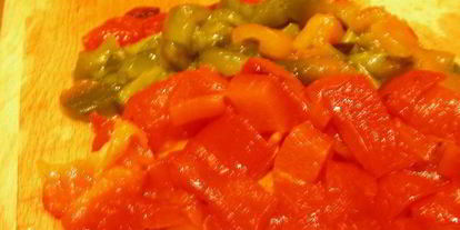 Шаг 3: тыквенно-морковного суп-пюре с запеченным перцем