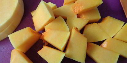 Шаг 5: тыквенного супа-пюре с грибами и перцем чили