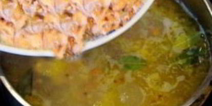 Шаг 3: супа рыбного с рисом