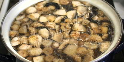 Шаг 7: супа с чечевицей и грибами