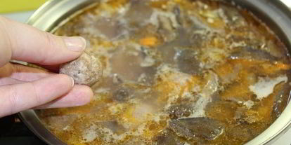 Шаг 6: супа с голландской крупой