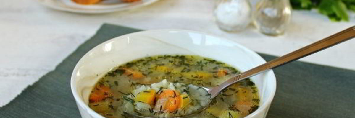 Рецепт Супа с кабачками и рисом