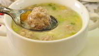 Рецепт Супа с колобками из фарша