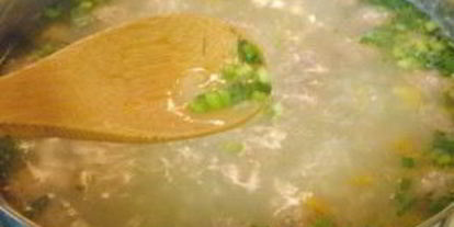 Шаг 6: супа с колобками из фарша