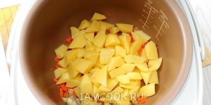 Шаг 4: супа с лапшой и фрикадельками в мультиварке