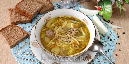 Шаг 10: супа с лапшой и фрикадельками в мультиварке